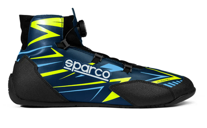 Sparco K-rapid FIA 8877-2022 (mit Schnellverschluss) Marineblau / fluoreszierendes Gelb