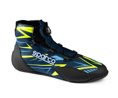 Sparco K-rapid FIA 8877-2022 (mit Schnellverschluss) Marineblau / fluoreszierendes Gelb
