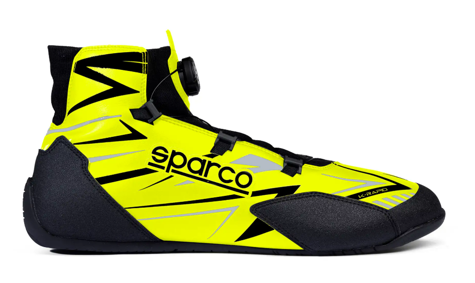 Sparco K-rapid FIA 8877-2022 (mit Schnellverschluss) fluoreszierend gelb / schwarz