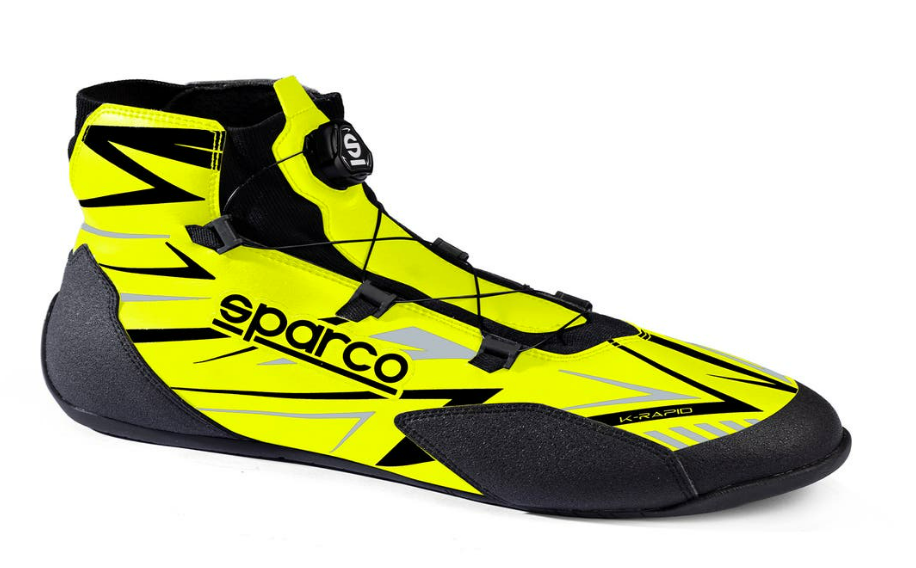 Sparco K-rapid FIA 8877-2022 (mit Schnellverschluss) fluoreszierend gelb / schwarz