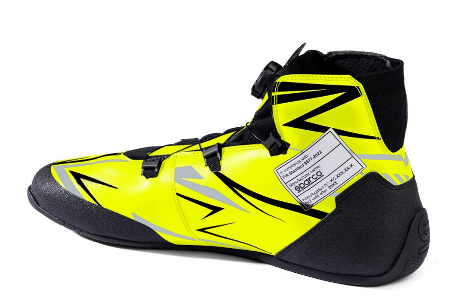Sparco K-rapid FIA 8877-2022 (mit Schnellverschluss) fluoreszierend gelb / schwarz