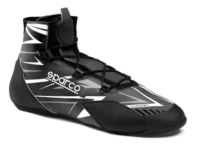 Sparco K-rapid FIA 8877-2022 (mit Schnürsenkeln) schwarz/weiß