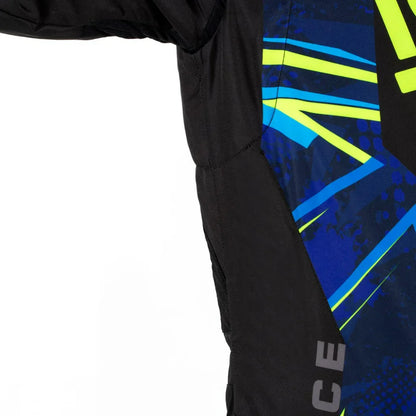 Sparco Prime K Advanced FIA 8877-2022 - Electric blauw / fluo geel / zwart - KartKings
