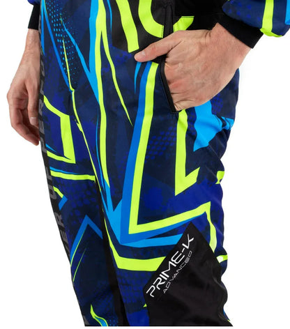 Sparco Prime K Advanced FIA 8877-2022 - Electric blauw / fluo geel / zwart - KartKings