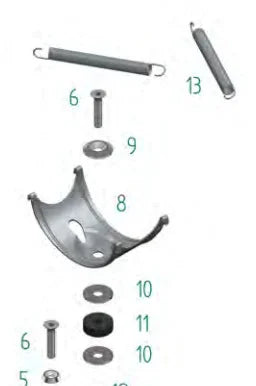 Lenzokart uitlaat schaal compleet - KartKings