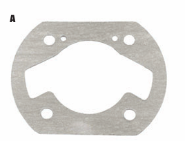 LKE R14 VO voetpakking cilinder 0.3 mm