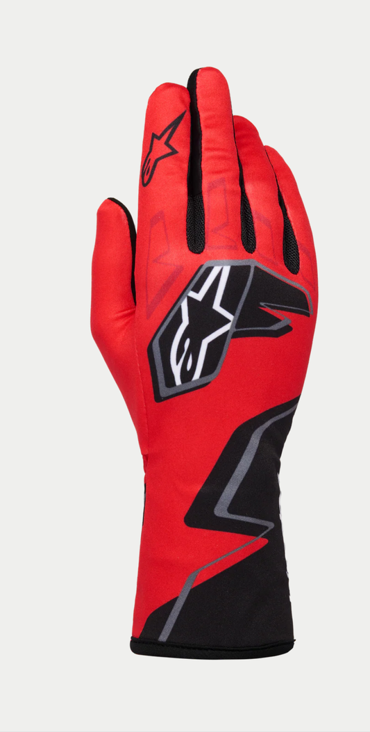 Alpinestars karthandschoen k-race graphic 1 rood/zwart/wit