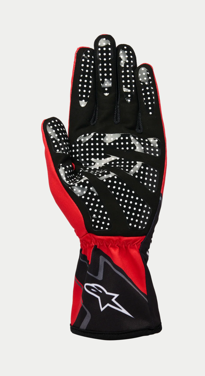 Alpinestars karthandschoen k-race graphic 1 rood/zwart/wit