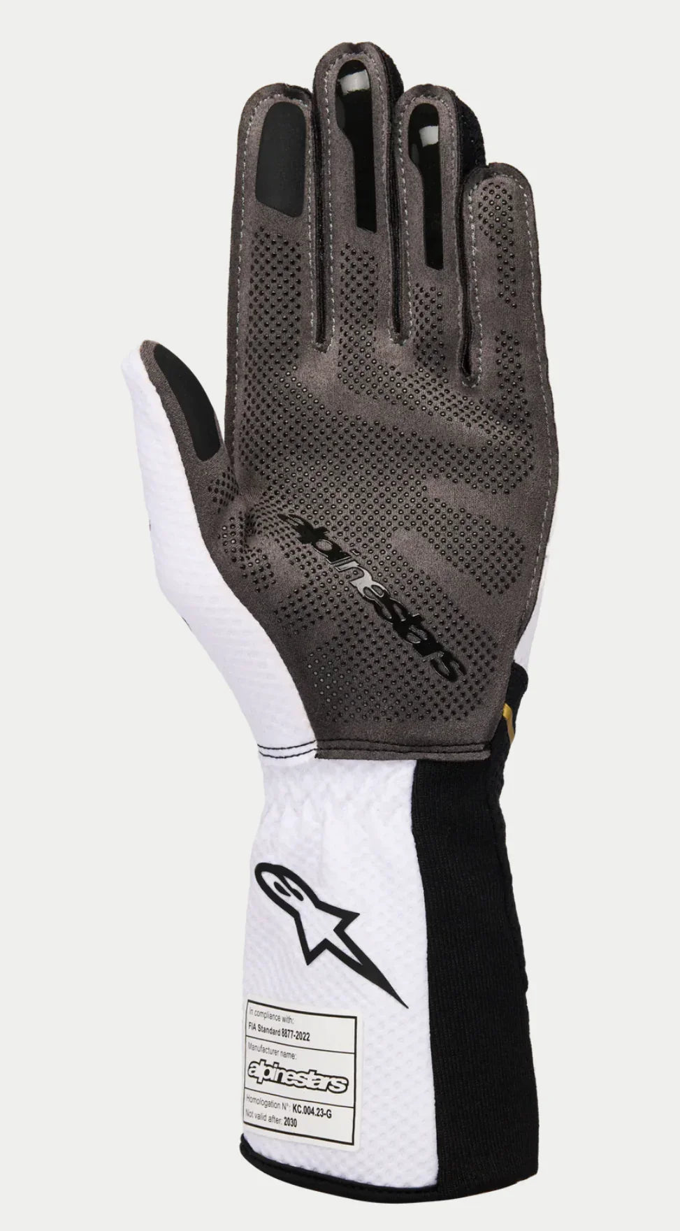 Alpinestars Tech 1-KX V4 zwart/goud/wit (FIA-karting) - KartKings