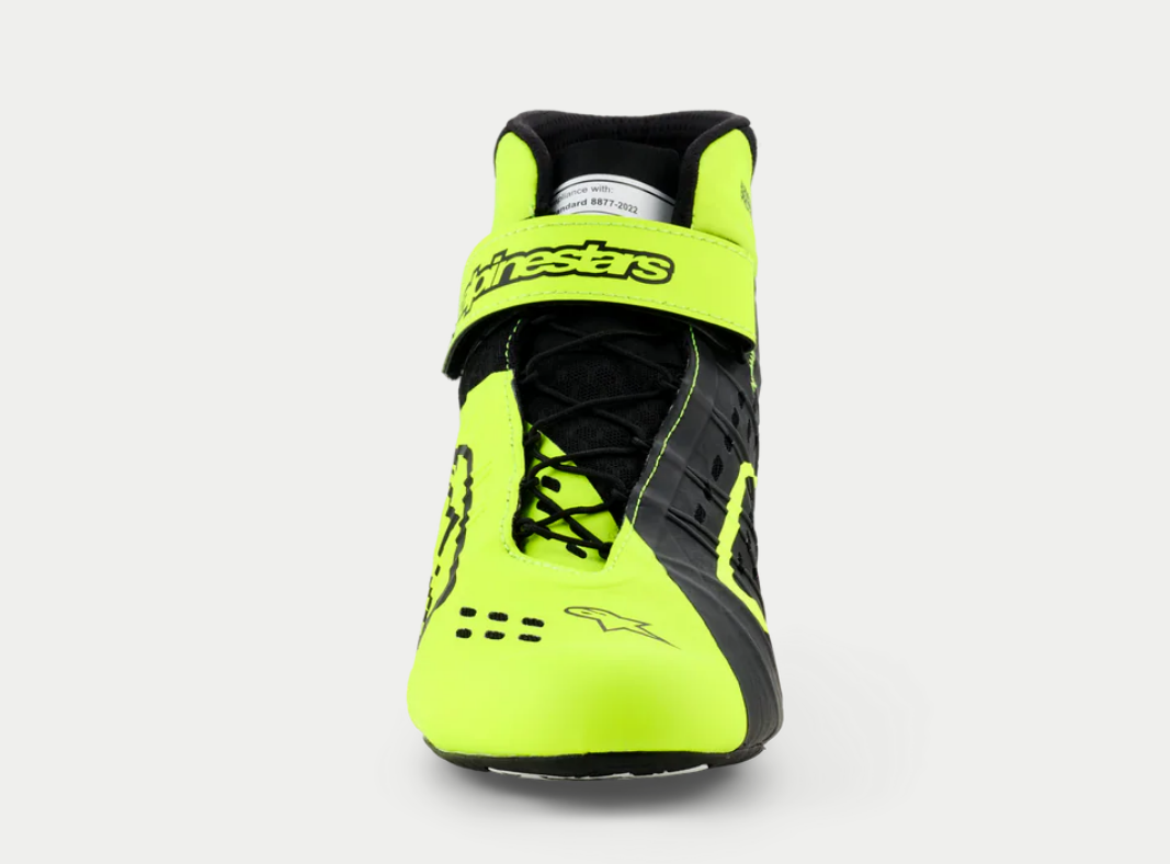 Alpinestars KX V3 FIA gekeurde kartschoenen fluor geel/zwart