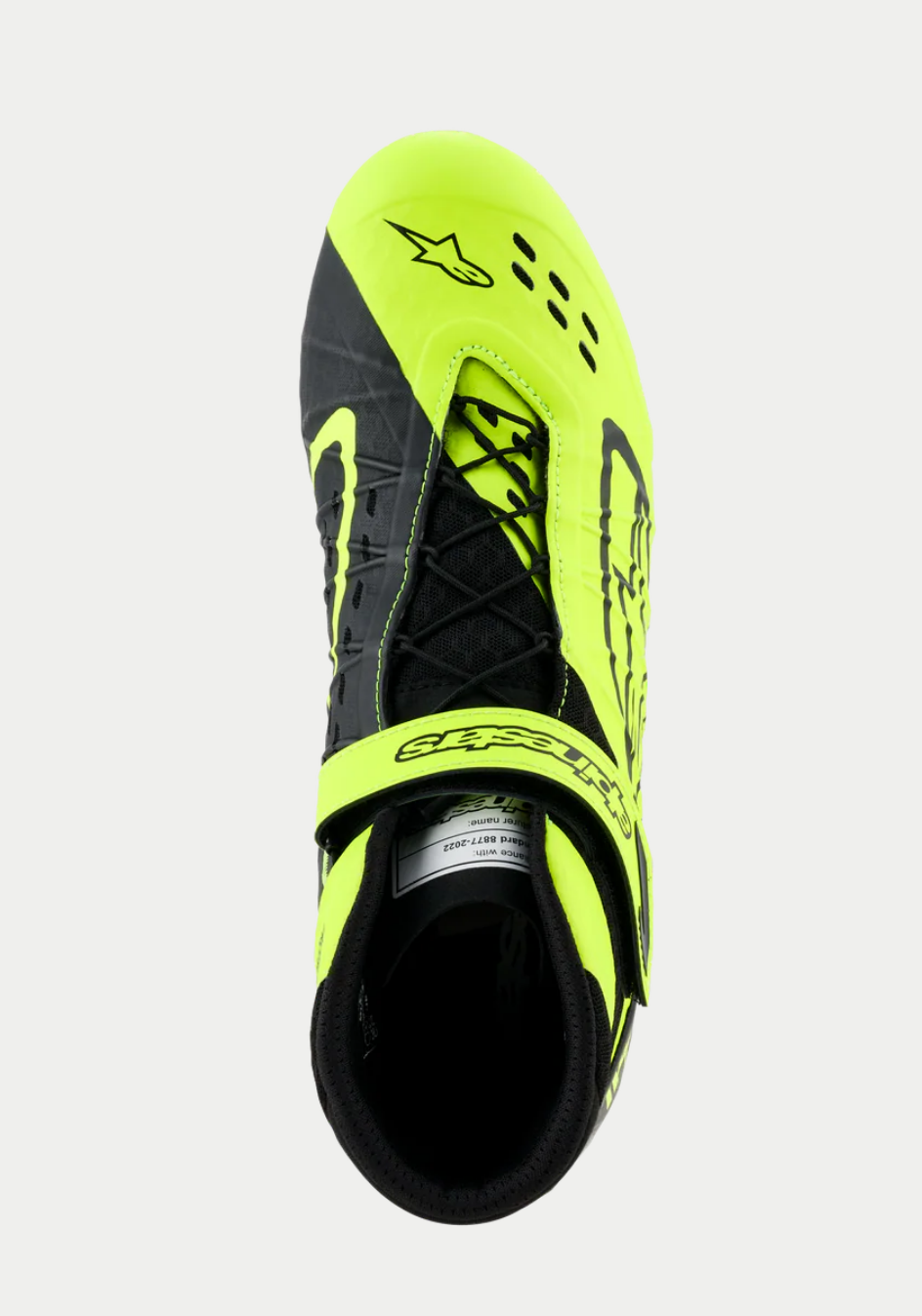 Alpinestars KX V3 FIA gekeurde kartschoenen fluor geel/zwart - KartKings
