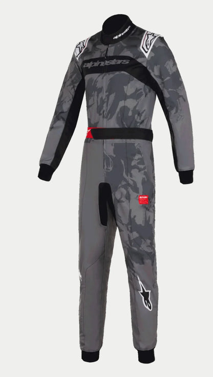 Alpinestars KMX-9 V3 Graphic 5 donker grijs / zwart - KartKings