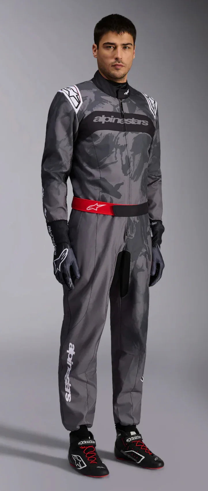 Alpinestars KMX-9 V3 Graphic 5 donker grijs / zwart - KartKings
