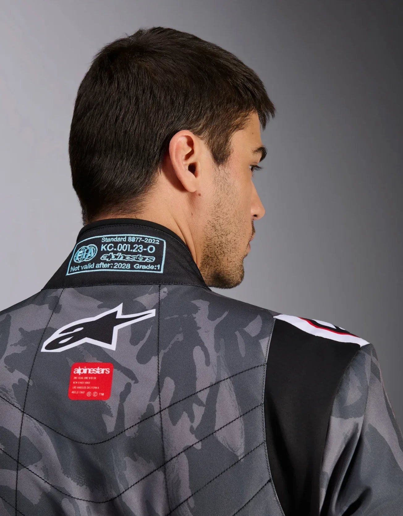 Alpinestars KMX-9 V3 Graphic 5 donker grijs / zwart - KartKings