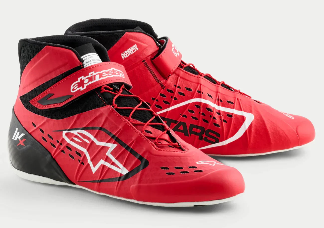 Alpinestars KX V3 FIA kart schoenen rood/zwart - KartKings