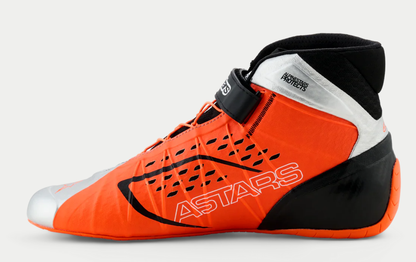 Alpinestars KX V3 FIA gekeurde kartschoenen oranje/zilver