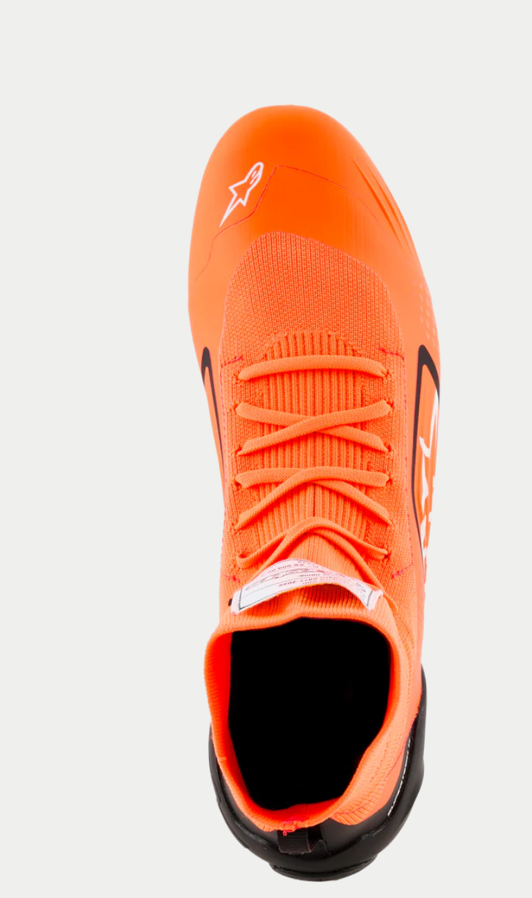 Alpinestars Supertech K FIA kartschoenen fluor oranje / zwart