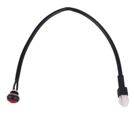 LKE stopknop rood met kabel en aansluiting
