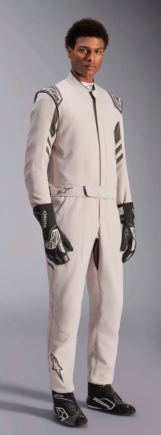 Alpinestars GP Race V3 FIA 8856-2018 / Zilver / Antraciet overall