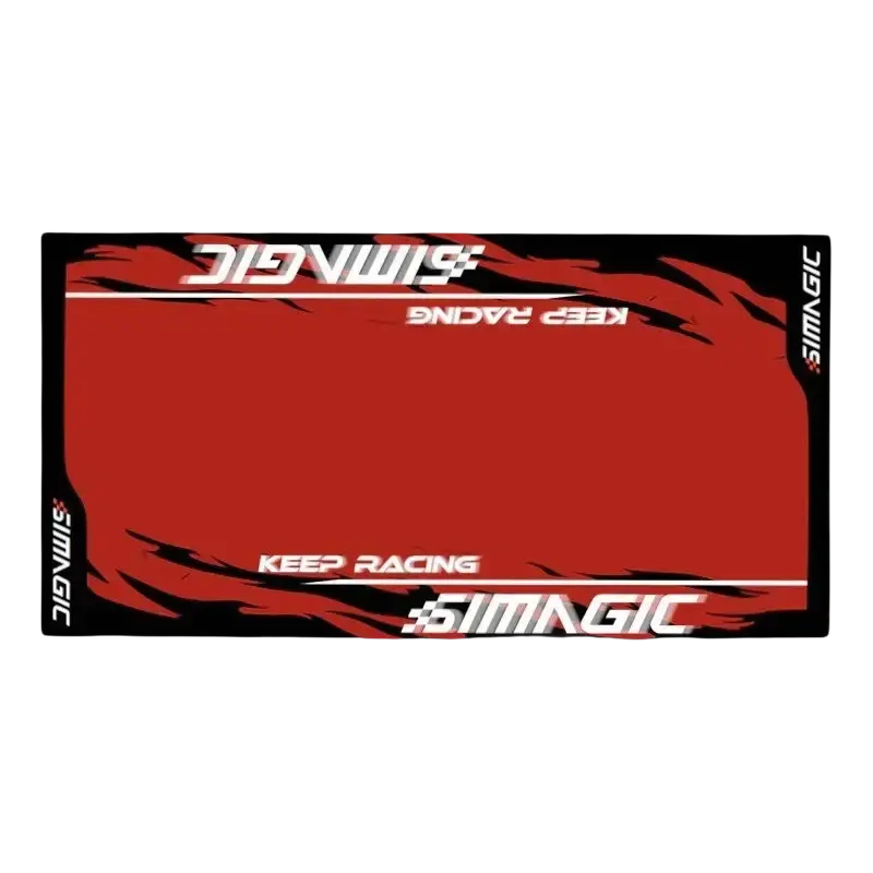 Simagic Floor Mat – Black / Red - KartKings