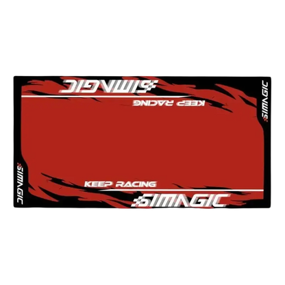 Simagic Floor Mat – Black / Red - KartKings