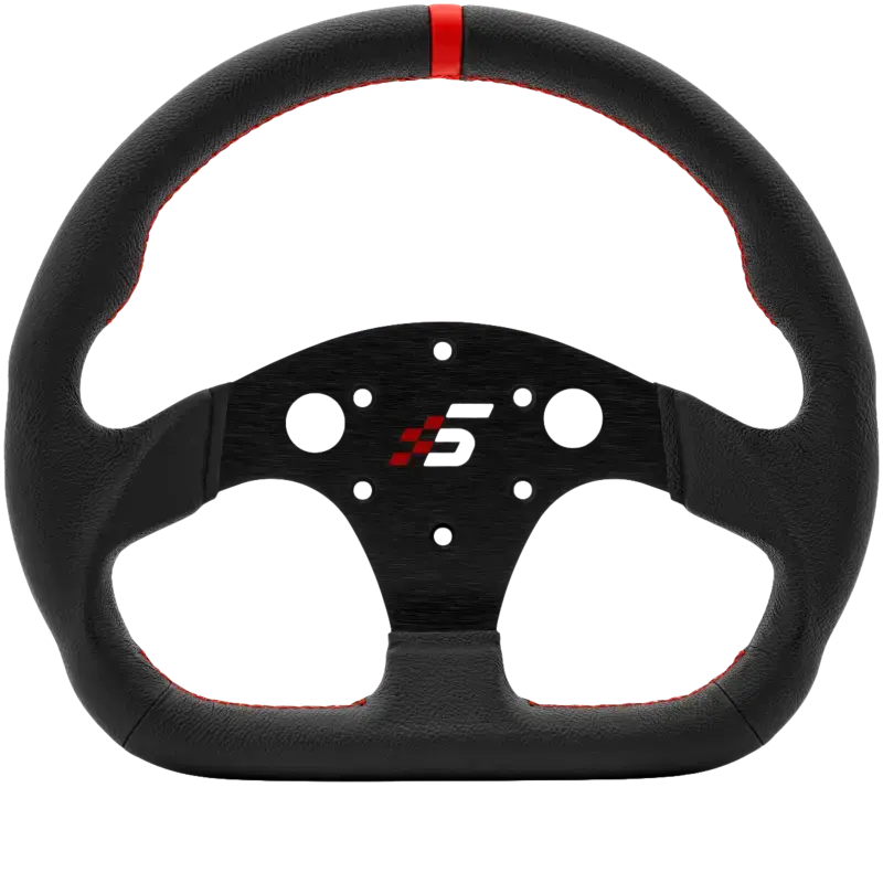 Simagic P-325D steering wheel rim (K), 325mm - leather - KartKings