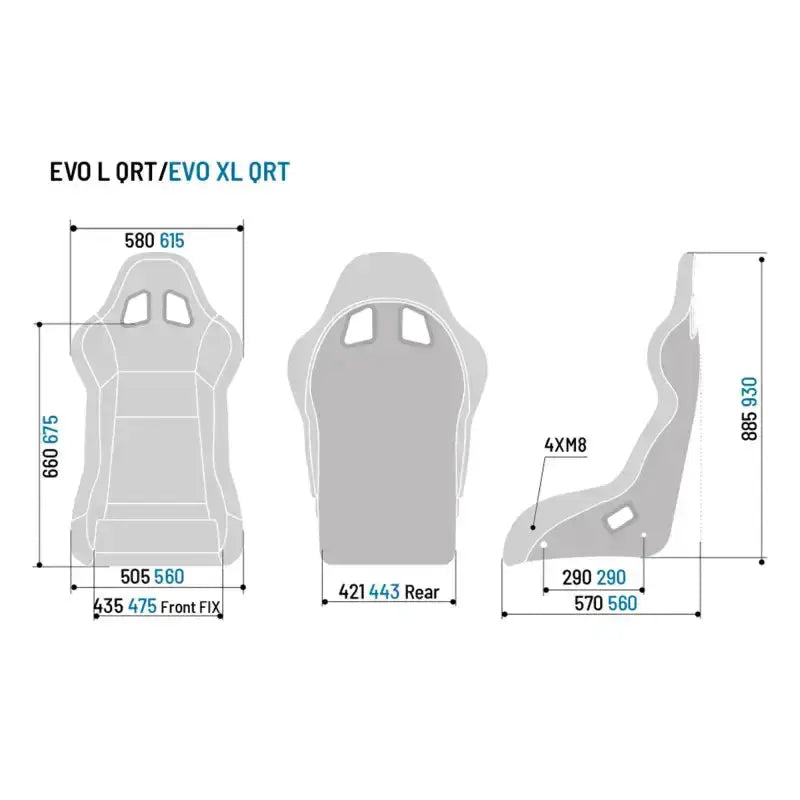 SPARCO EVO QRT FIA SEAT - Black - KartKings