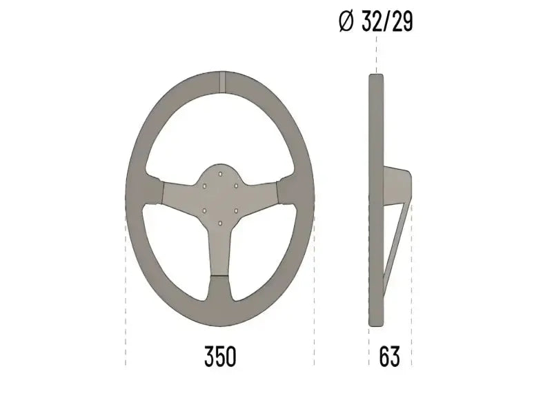 Sparco L575 Steering Wheel - KartKings