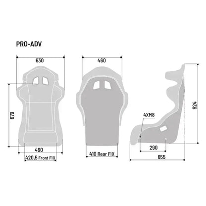 SPARCO PRO ADV QRT FIA SEAT - KartKings