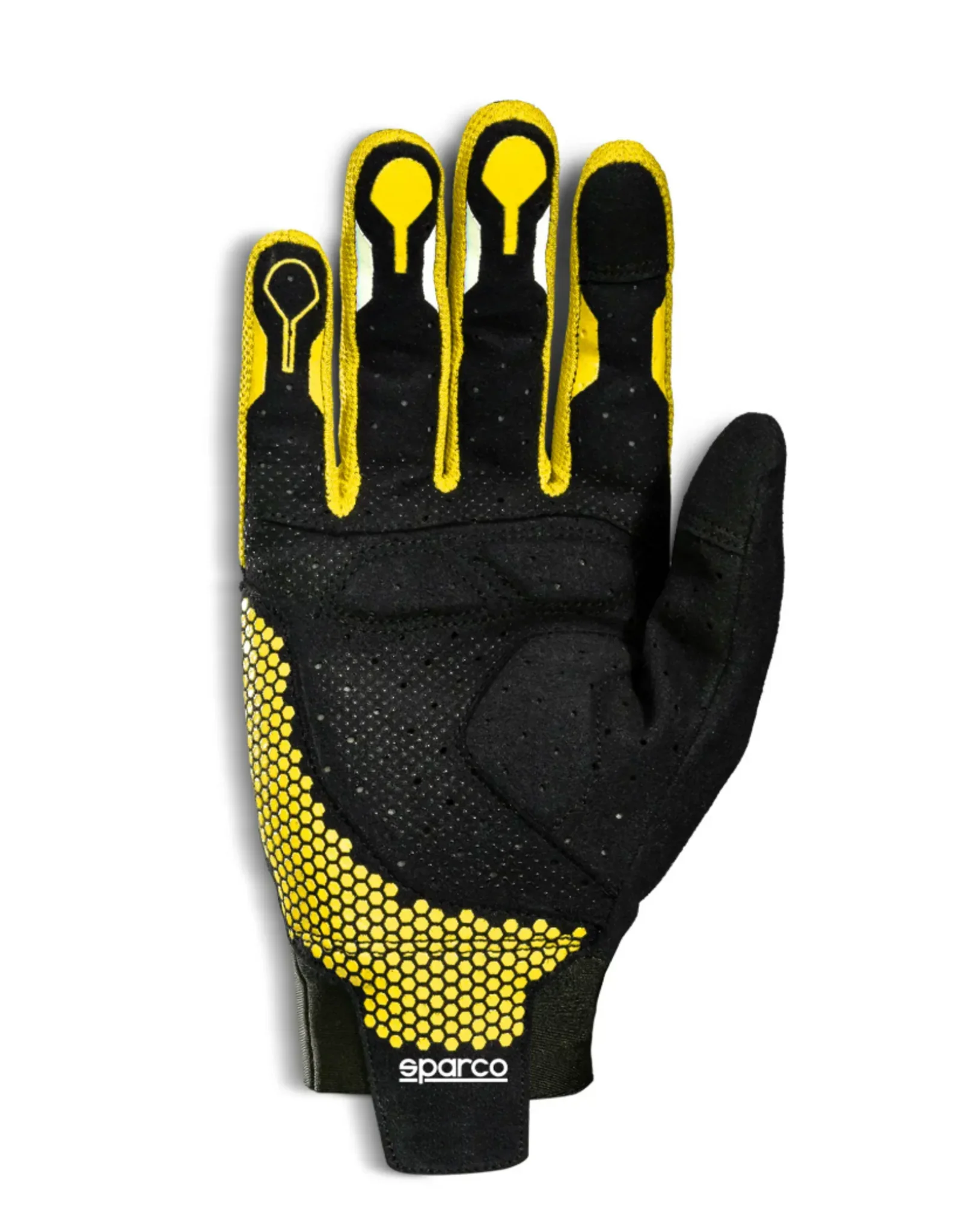 Sparco sim racing handschoenen hypergrip zwart fluor geel - KartKings