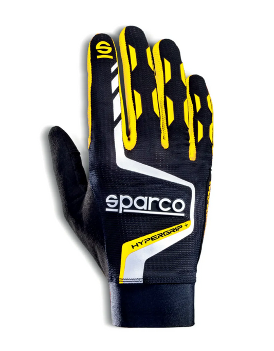 Sparco sim racing handschoenen hypergrip zwart fluor geel - KartKings