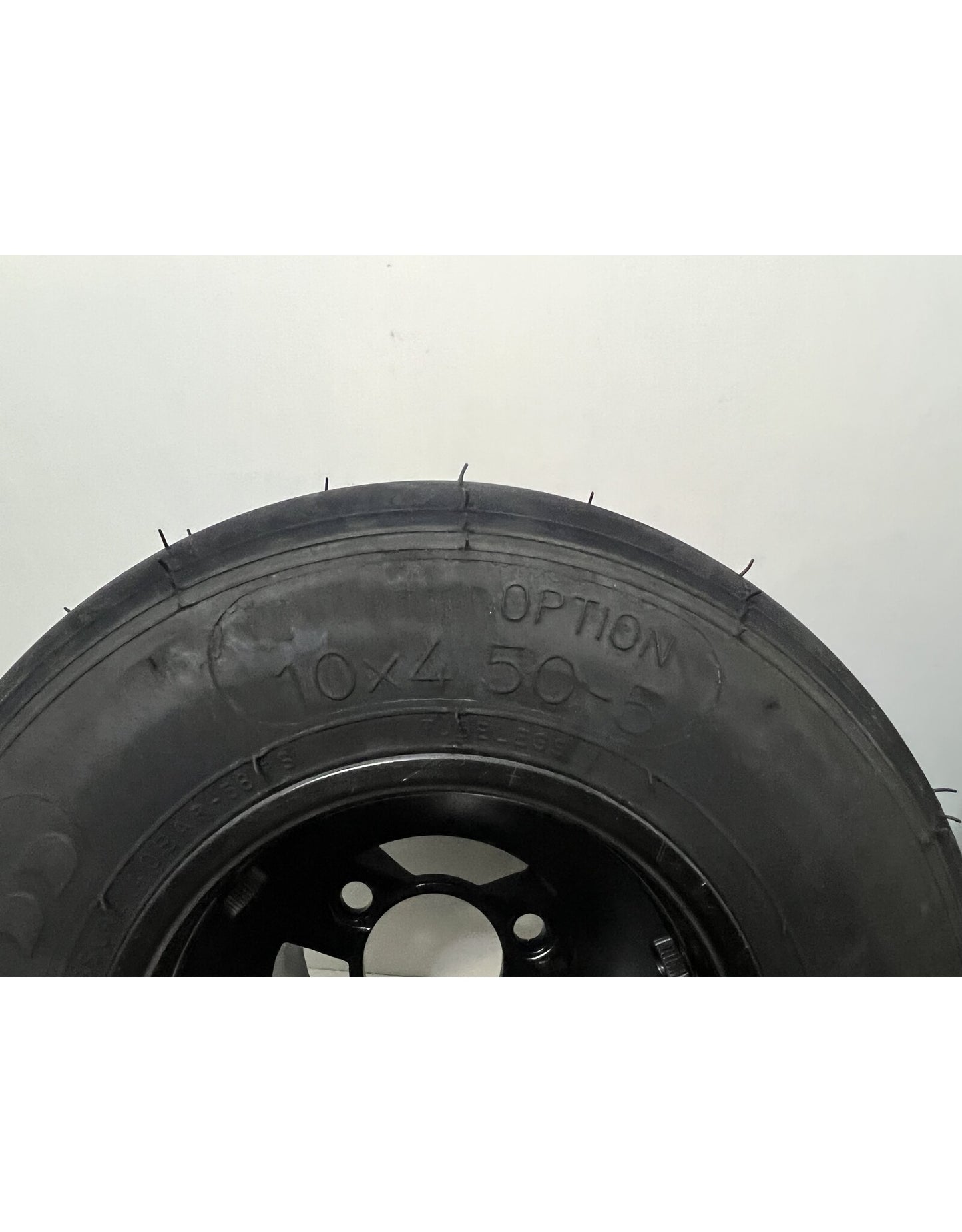 Top Kart voorvelgen 130MM met Le cont option banden erom