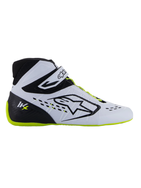 Alpinestars KX V3 FIA gekeurde kartschoenen zwart/wit/fluor geel