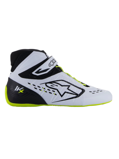 Alpinestars KX V3 FIA gekeurde kartschoenen zwart/wit/fluor geel