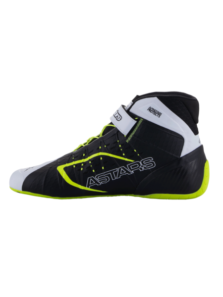 Alpinestars KX V3 FIA gekeurde kartschoenen zwart/wit/fluor geel
