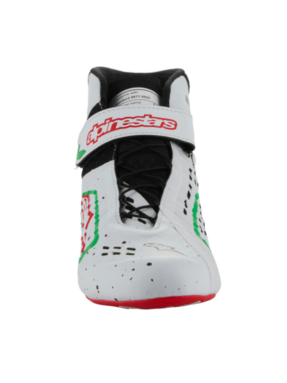 Alpinestars KX V3 FIA kart schoenen wit/groen/rood