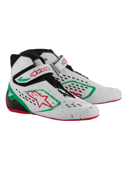 Alpinestars KX V3 FIA kart schoenen wit/groen/rood