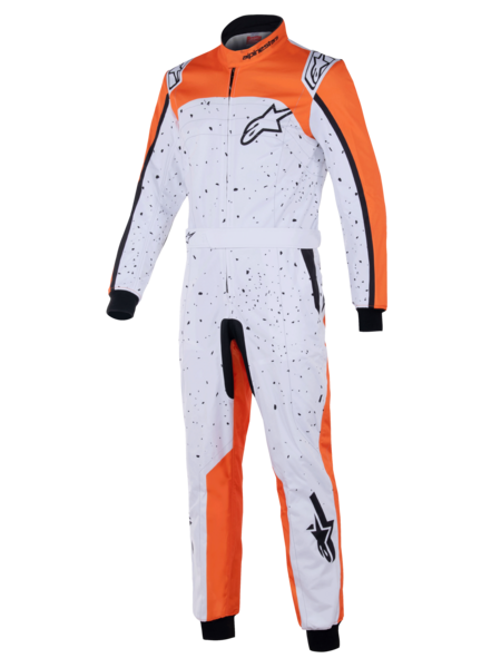 Alpinestars KMX-9 V3 Graphic 6 Weiß/Orange/Schwarz