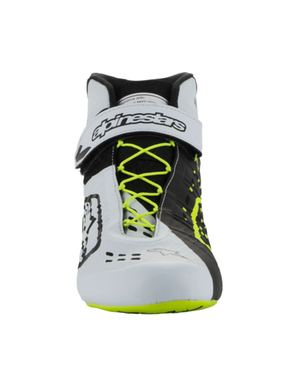 Alpinestars KX V3 FIA gekeurde kartschoenen zwart/wit/fluor geel
