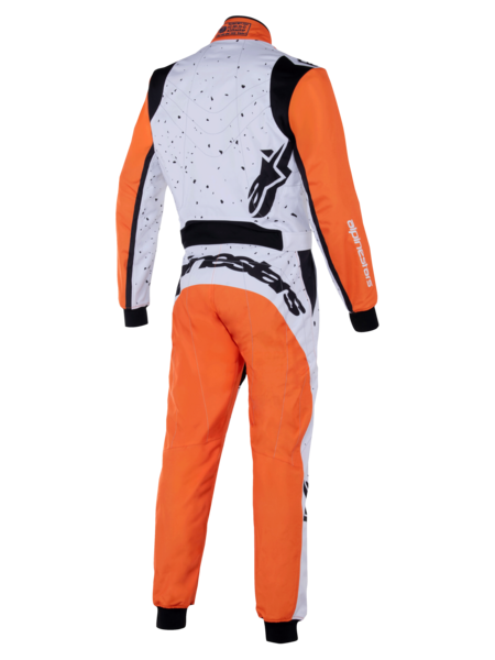 Alpinestars KMX-9 V3 Graphic 6 Weiß/Orange/Schwarz