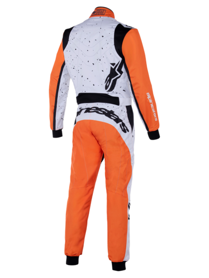 Alpinestars KMX-9 V3 Graphic 6 Weiß/Orange/Schwarz