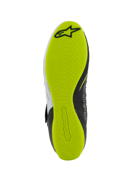 Alpinestars KX V3 FIA gekeurde kartschoenen zwart/wit/fluor geel