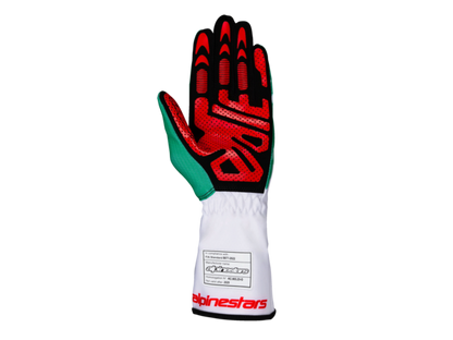 Alpinestars Tech 1-K V3 White/Green/Red (FIA KARTING)
