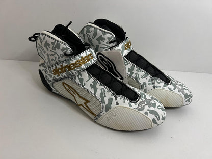 Alpinestars Tech-1 K GP track white shoes
